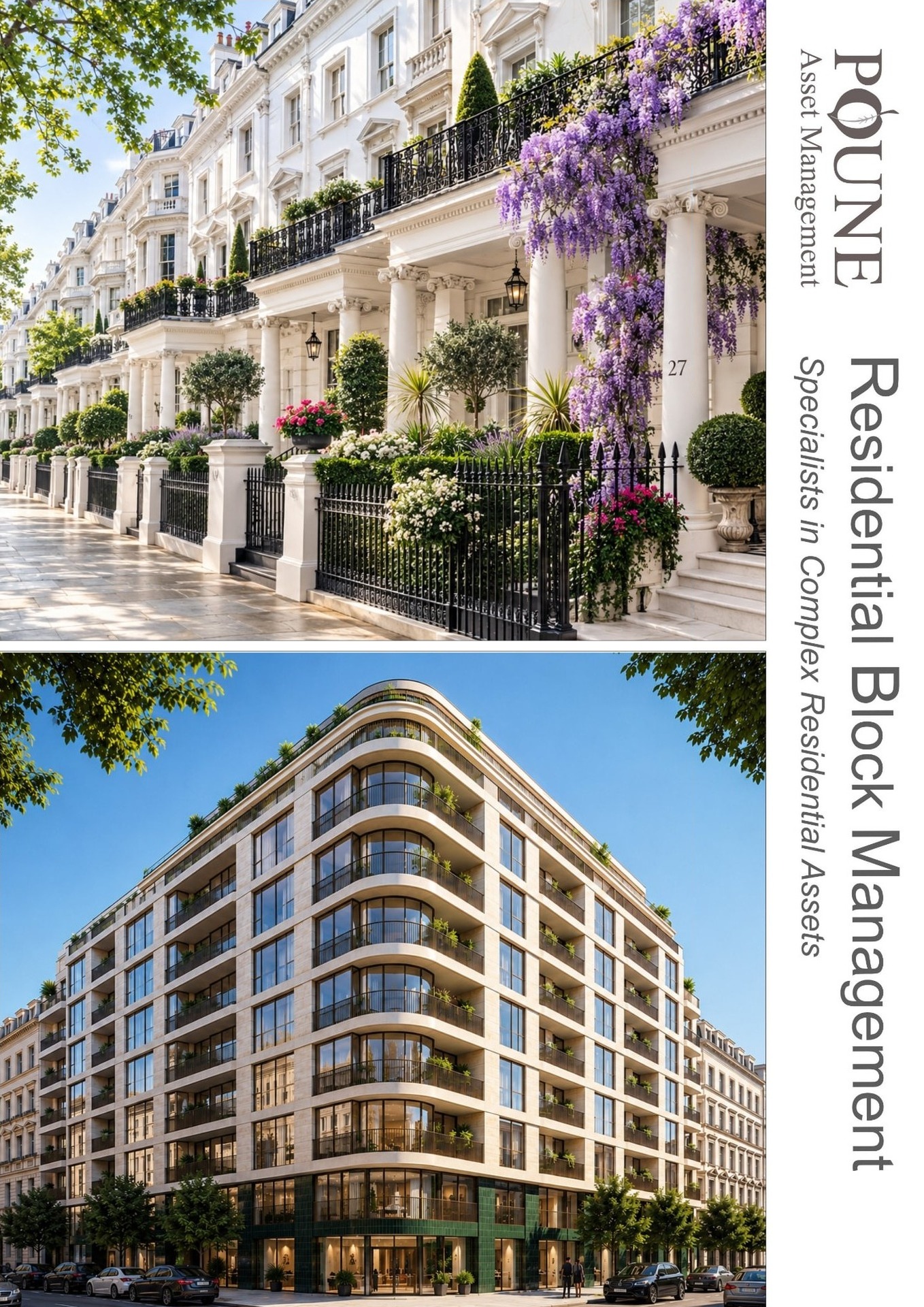Poune Asset Management residential blocks brochure cover